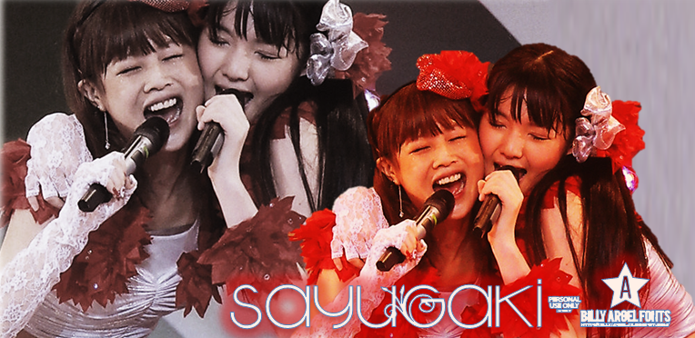 Michishige Sayumi and Niigaki Risa Banner