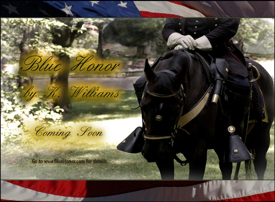 Blue Honor Promo Postcard by KWilliamsPhoto
