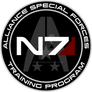 Mass Effect N7 Training Program Custom Logo