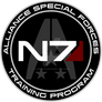 Mass Effect N7 Training Program Custom Logo