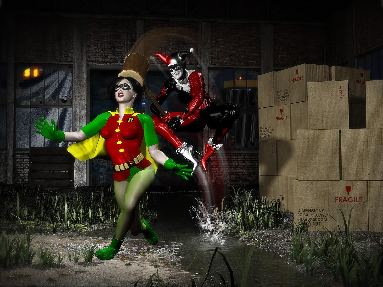 Robin and HarleyKONK by MollyFootman on DeviantArt