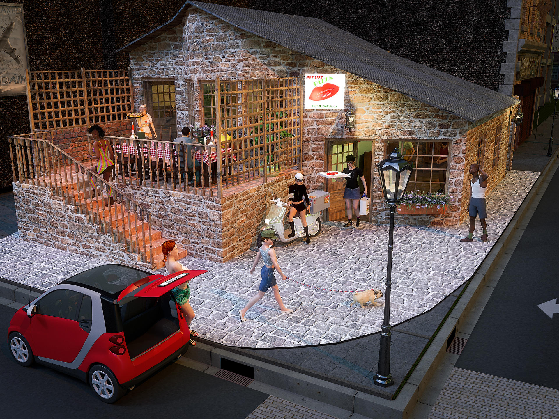 Pixie and Brooke arrive home by MollyFootman on DeviantArt