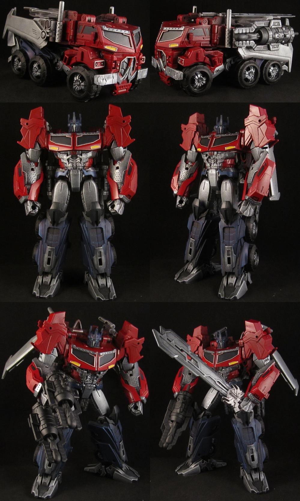 Custom Transformers prime beast hunters optimus