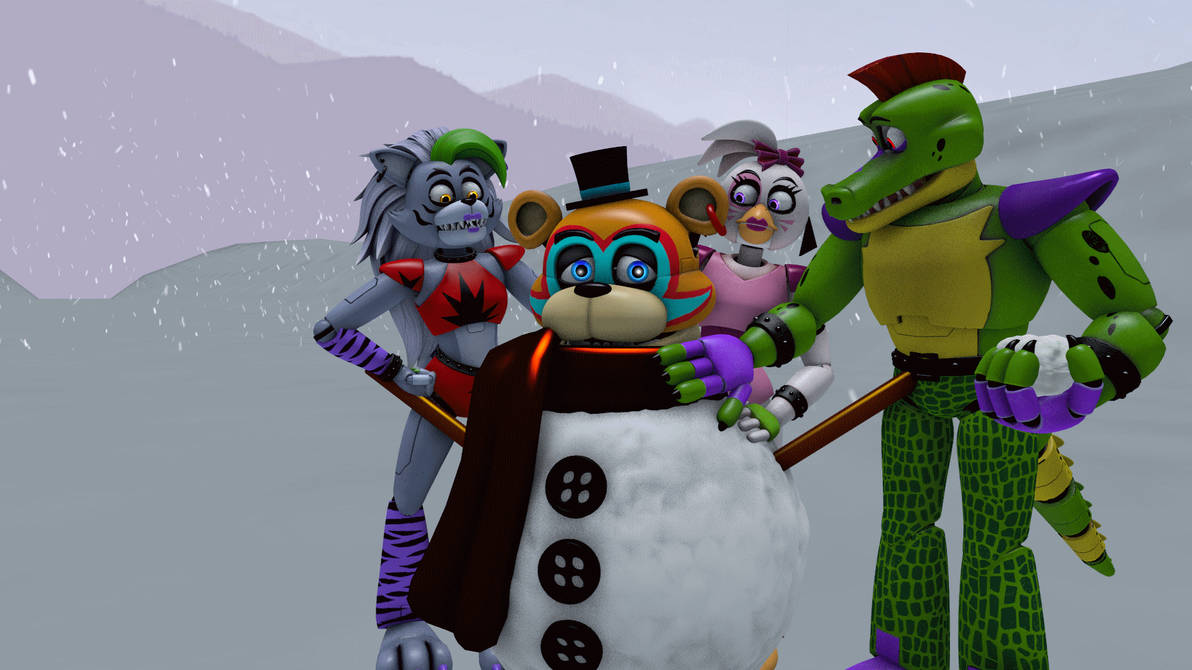 Glamrock Animatronics In The Snow By Paulertyp On Deviantart Glamrock Animatronics In The Snow By Paulertyp On Deviantart