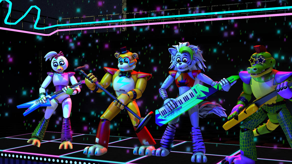 Glamrock Animatronics On Stage By Paulertyp On Deviantart Glamrock Animatronics On Stage By Paulertyp On Deviantart