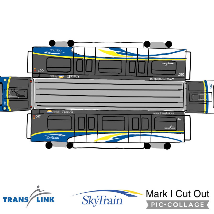 Translink Paper Model SkyTrain Mark 1 Paper Model Cut Out Craft by babycubeman on DeviantArt