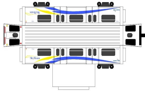 Translink Paper Model SkyTrain mark 1 Paper Model V1 by babycubeman on DeviantArt