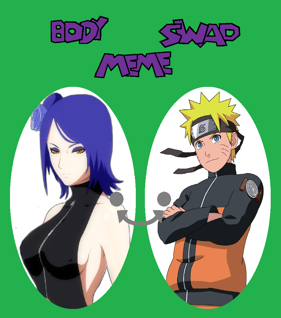 Konan Naruto switch bodies