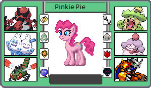 If They had pokemon+ gen.6 Pinkie Pie