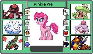 If They had pokemon+ gen.6 Pinkie Pie