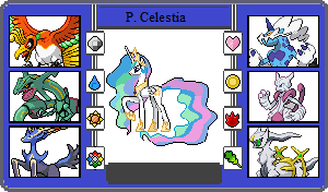 If They had pokemon+ gen.6 Princess Celestia