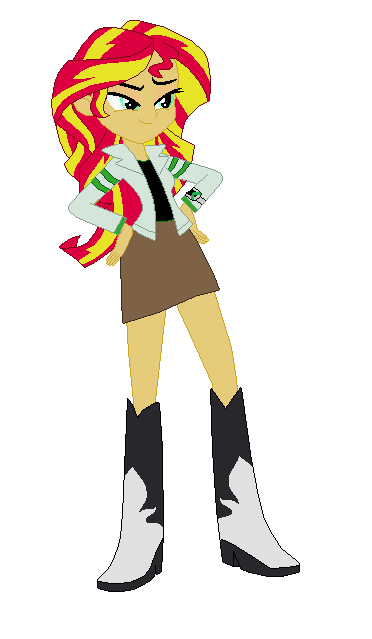 Sunset Shimmer Dressed as Ben 10