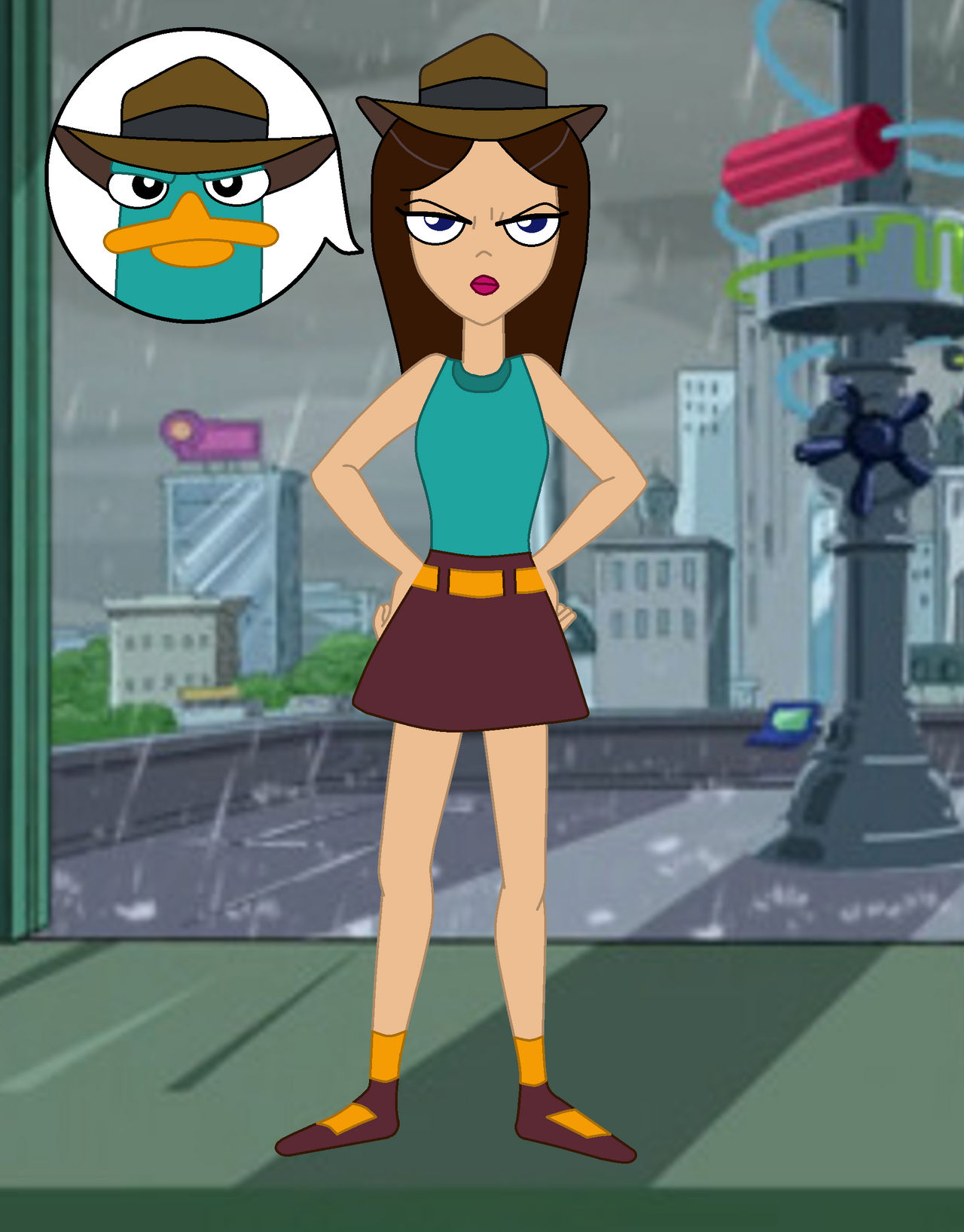Agent P and the revenge of the swapinator by TheWalrusclown on DeviantArt