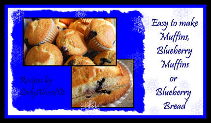 Recipe - Blueberry Muffins