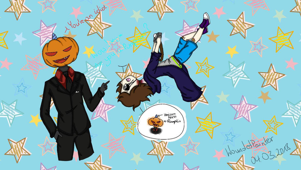 Alloween Deviantart You're an idiot.| fanart for Alloween by WoundedPainter on DeviantArt