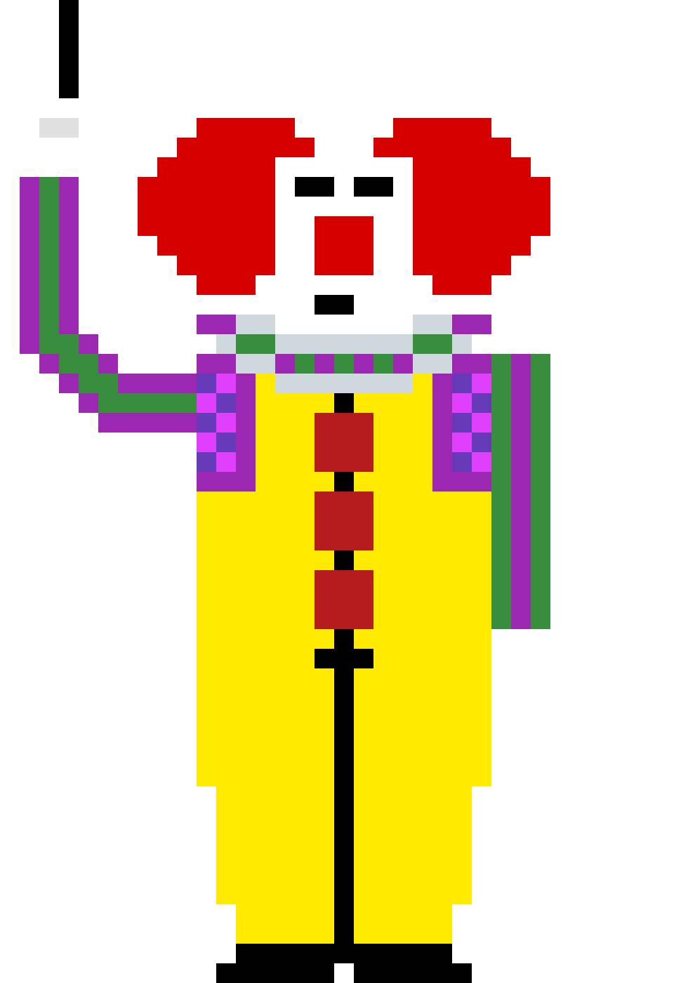 Penney Pixels Pennywise (1990) Pixelated by rrockstarrr on DeviantArt