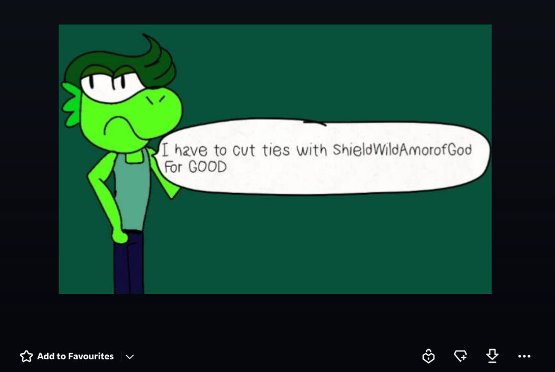 Elloo, here's a head up to block this person by Blackblade808 on DeviantArt