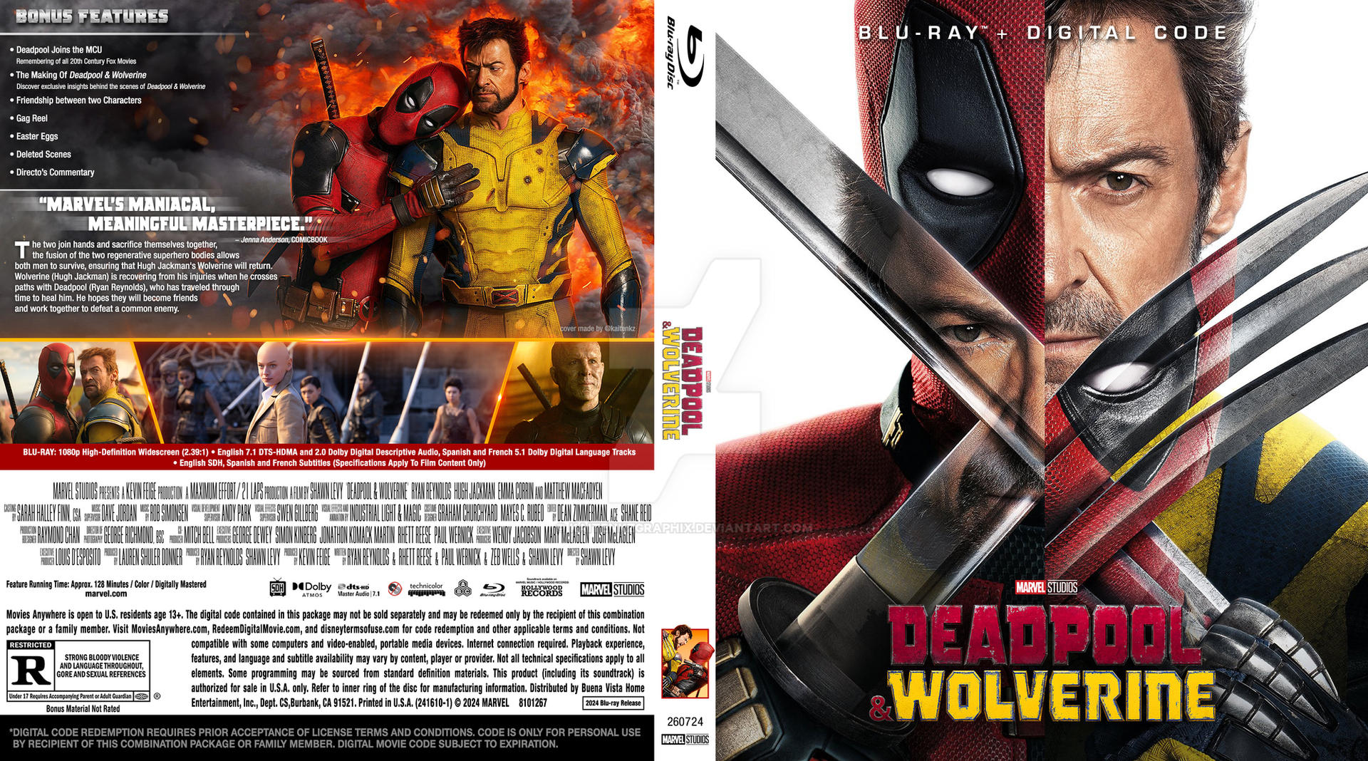 Deadpool And Wolverine Blu ray Cover Concept By KaitenkzGraphix On deadpool-and-wolverine-blu-ray-cover-concept-by-kaitenkzgraphix-on