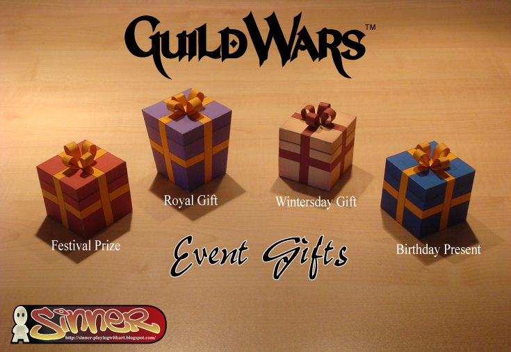 Guild Wars - Event Gifts Papercraft