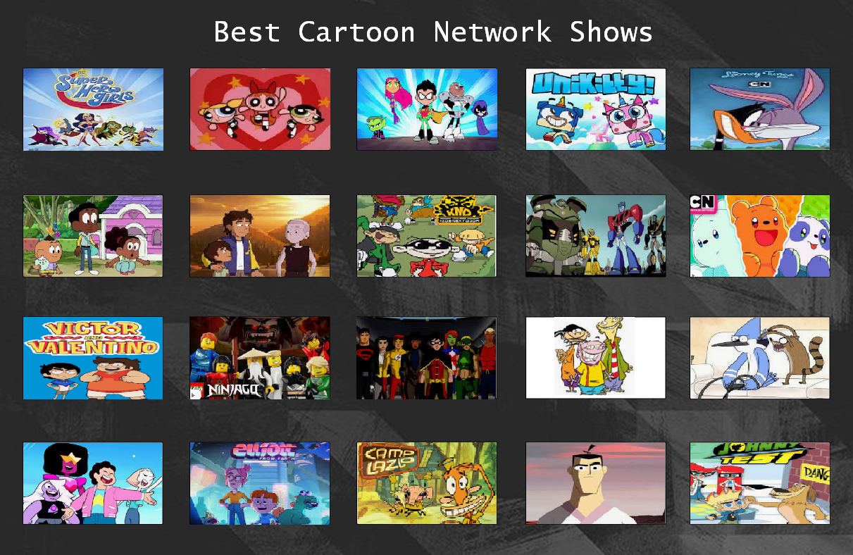 Bria D.'s Best Cartoon Network Shows by HatariDoomswan1999 on DeviantArt