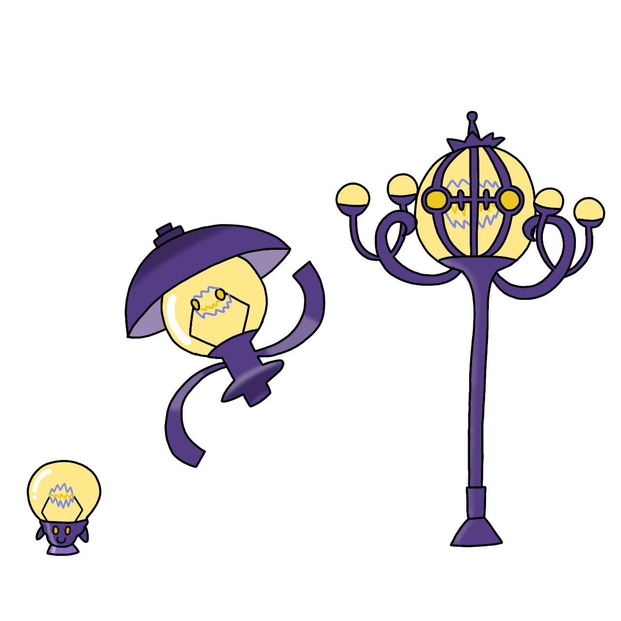 Becalian Form of the Litwick Line by HatariDoomswan1999 on DeviantArt