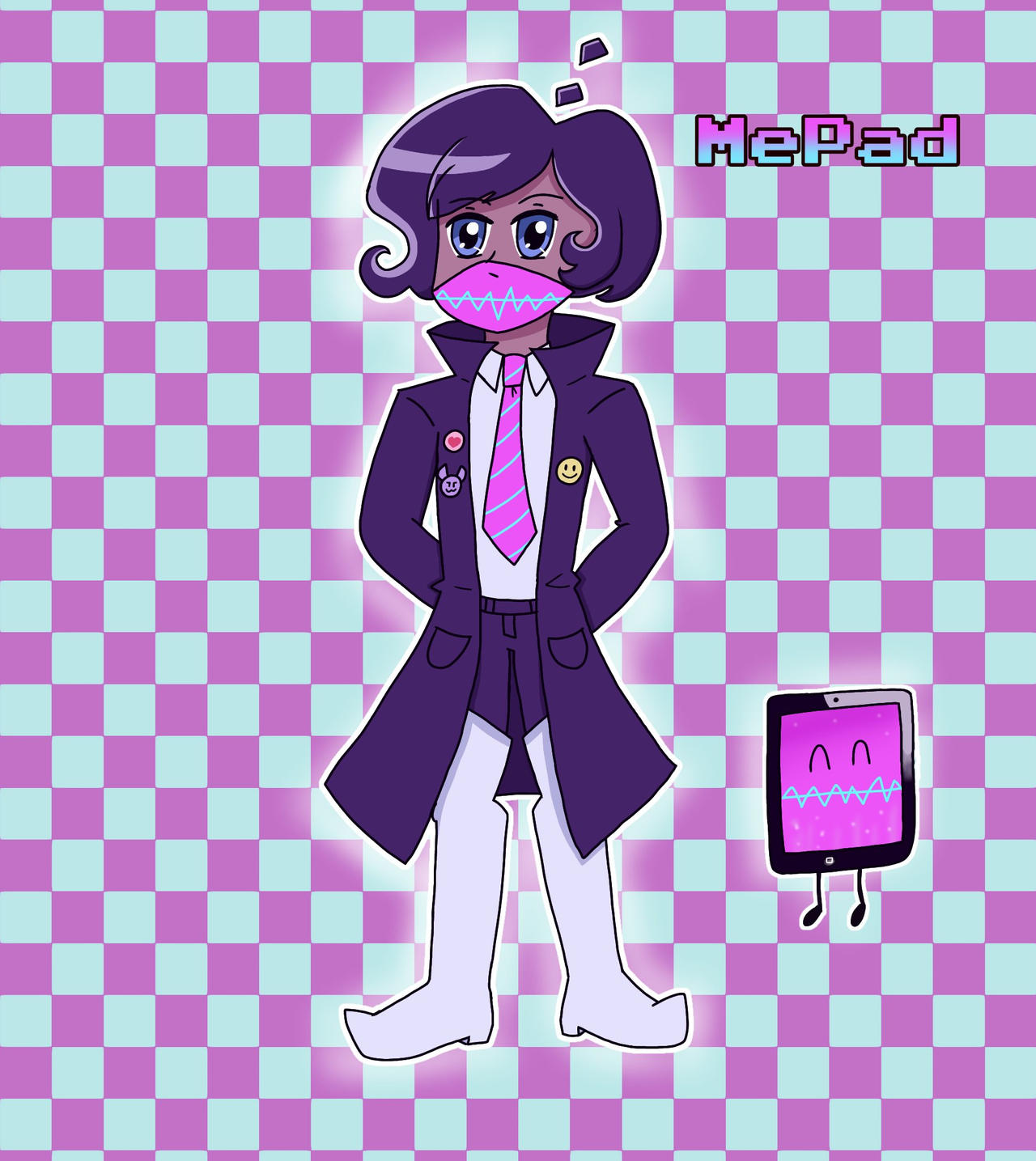 Mepad Back View Anime-style gijinka MePad by GalvanariChan on DeviantArt