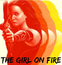 The Girl On Fire: Hunger Games Fanart