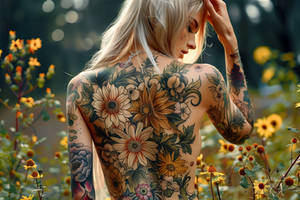 Sunflower Tattoos 1