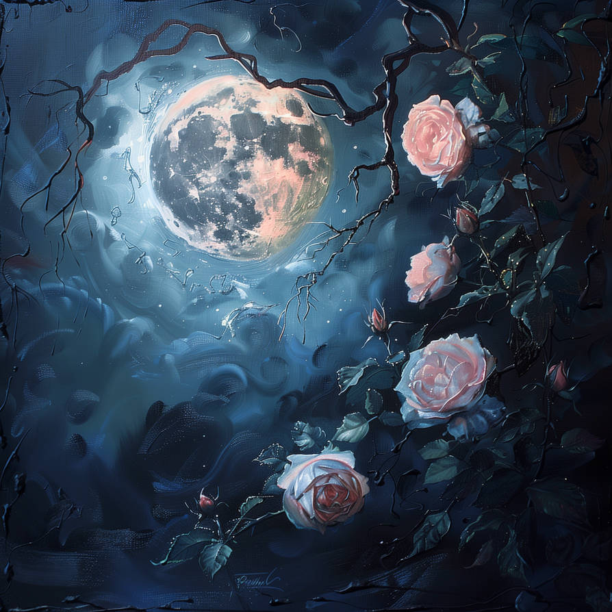 Roses In The Moonlight 1 by Straygator69 on DeviantArt