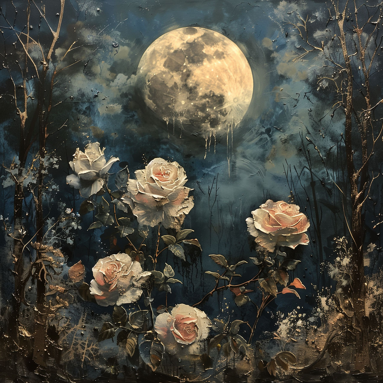 Roses In The Moonlight 2 by Straygator69 on DeviantArt