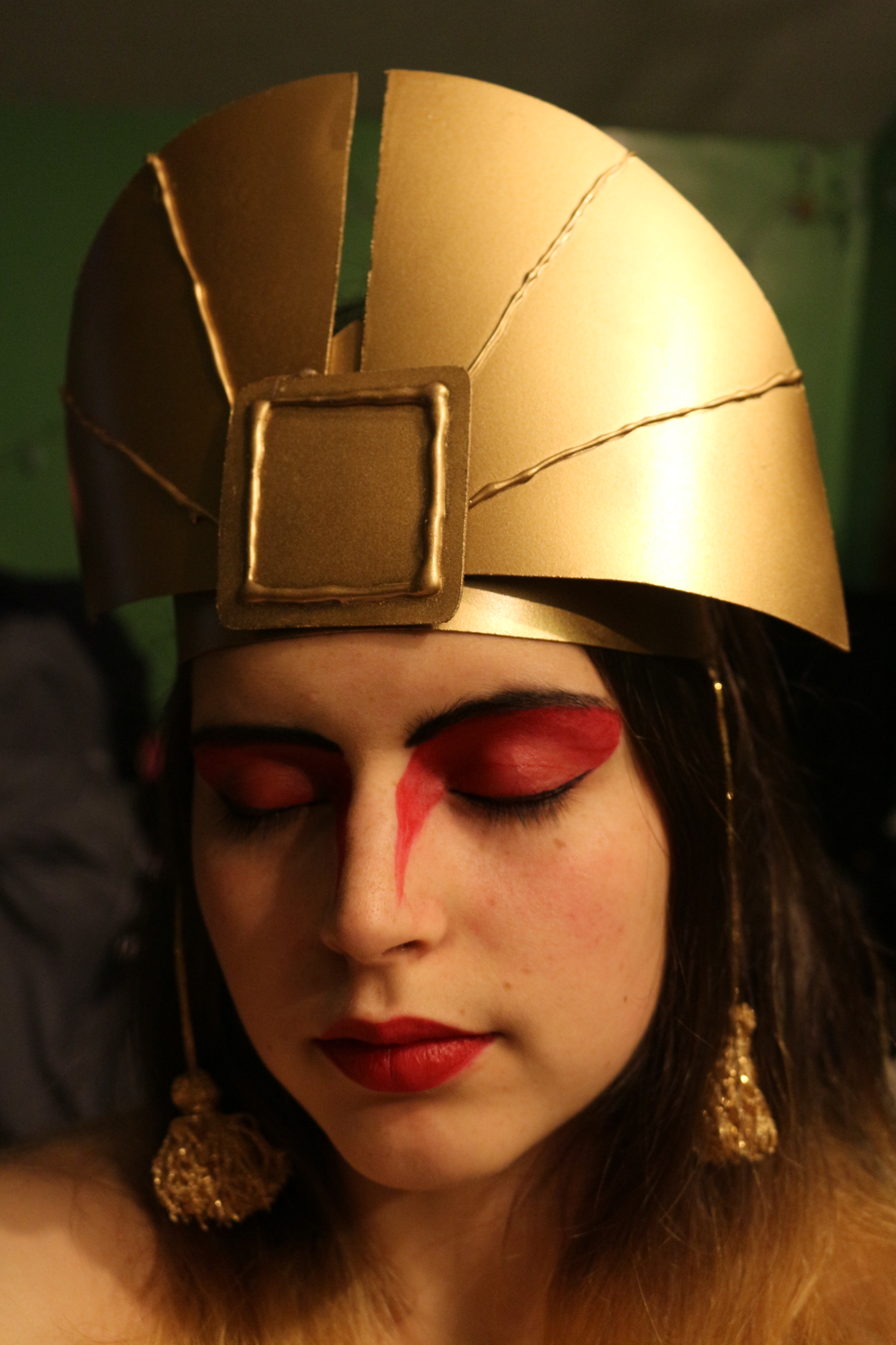 Kyoshi Headdress Avatar the Last Airbender Cosplay