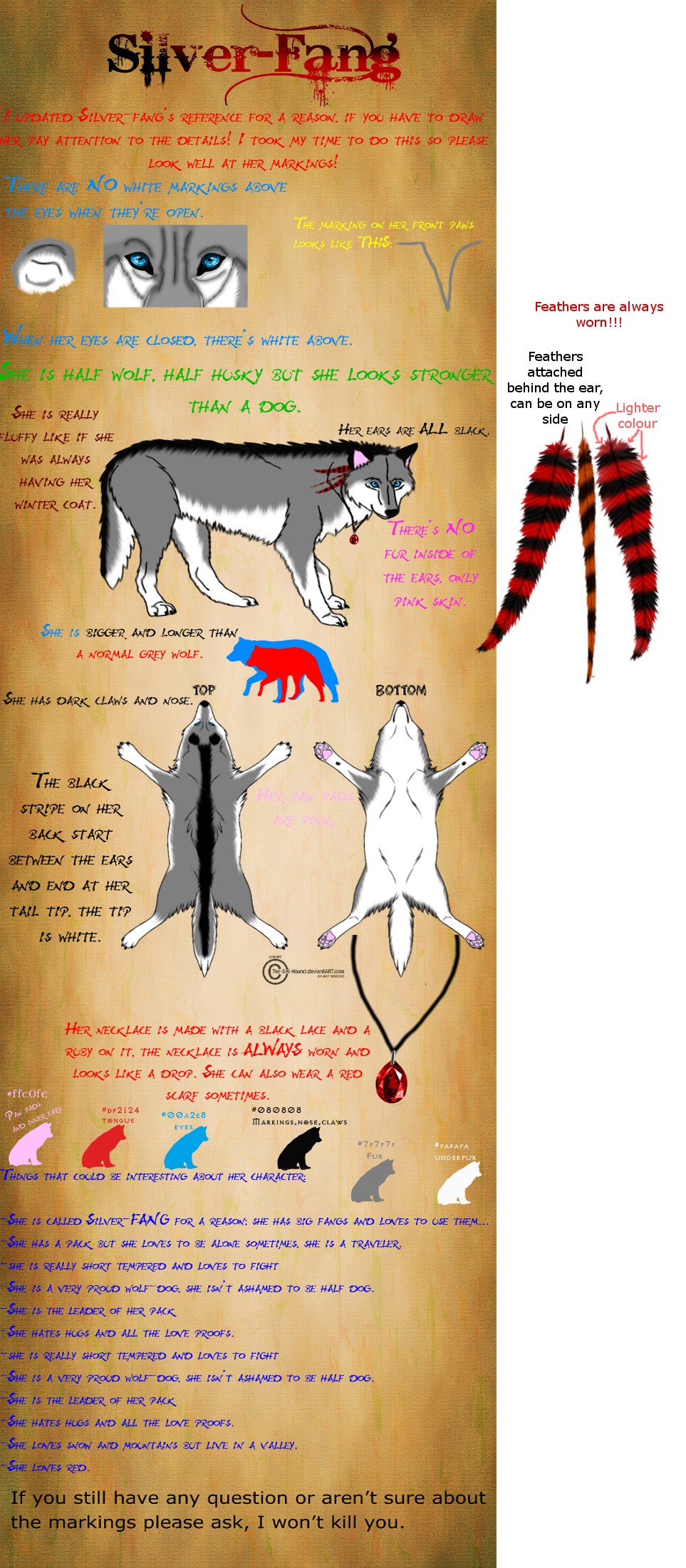 Silver-fang's reference sheet