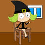 Zouk sitting in a chair