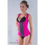 SPORT WAISTCINCHER VEST WITH THICK STRIPS