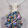 Orbit - Sunshine Titanium Crystal Druzy Pendant