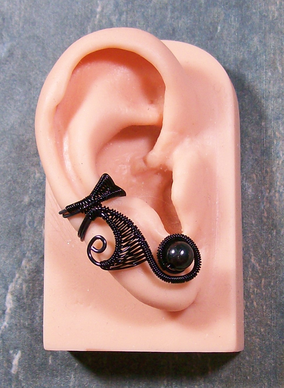 Industrial Goth Lucky 7 Ear Cuff