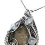 Petoskey Stone Pendant Necklace in Sterling Silver