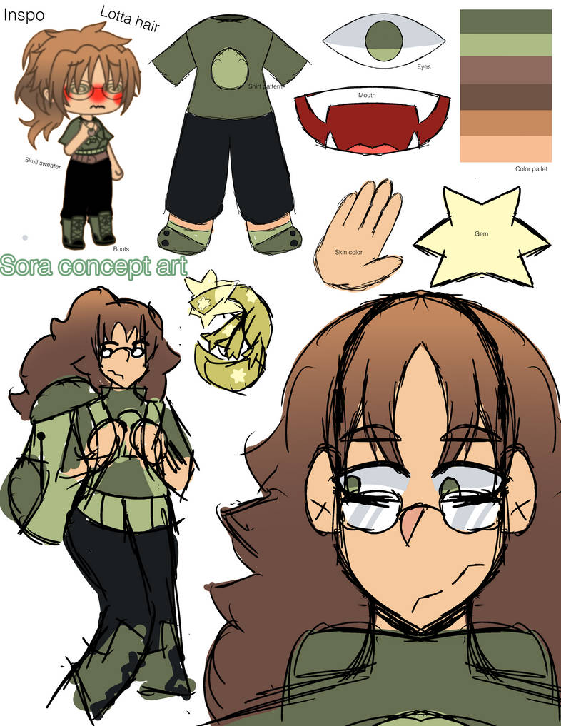 Sora concept art by orchididol on DeviantArt