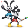 Mickey Mouse and Oswald the Lucky Rabbit - SSBU