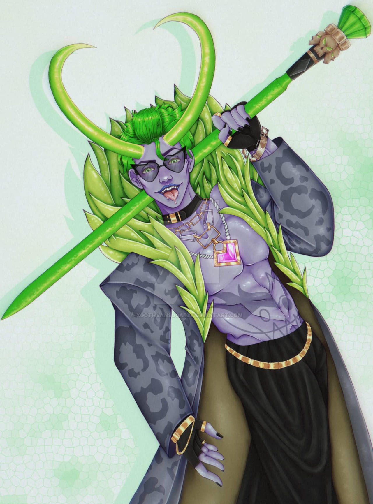 Delight with Dislyte: Triki (Loki) FanArt by XGothvanSugarX on DeviantArt