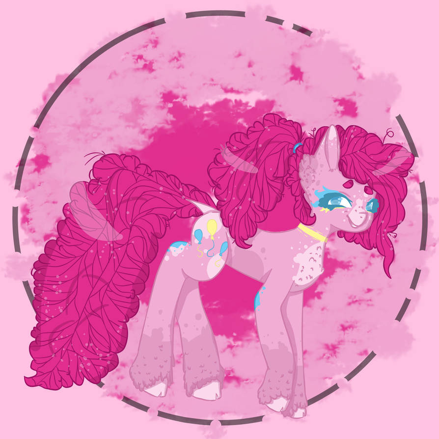 MLP redesign: Pinkie Pie by BonnPony on DeviantArt