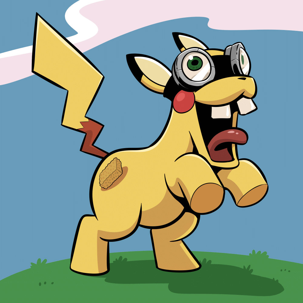 Rabbid Minion Pony Pikachu