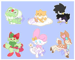 Sanrio Pokemon Adopts 2 OPEN (1/6)