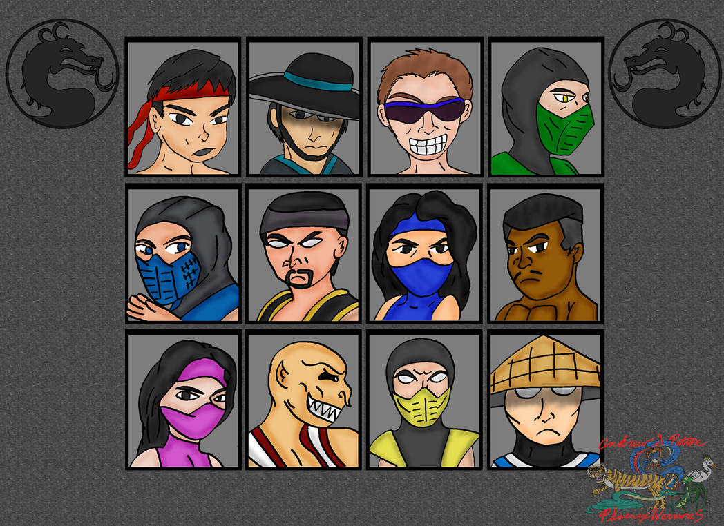 Mortal Kombat 2 Character Select by phoenixwarriors5 on DeviantArt