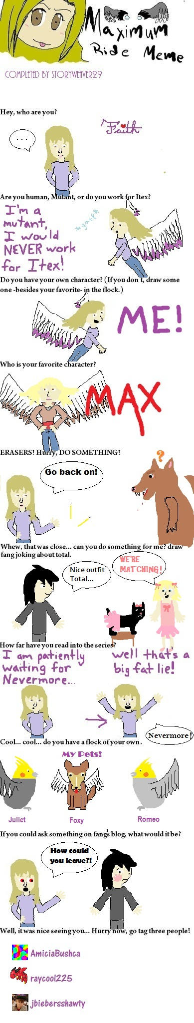 Maximum Ride Meme by StoryWeaver29 on DeviantArt