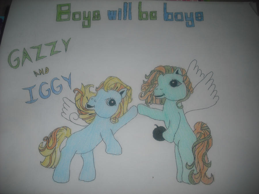 Maximum Ride: Gazzy and Iggy ponies by StoryWeaver29 on DeviantArt