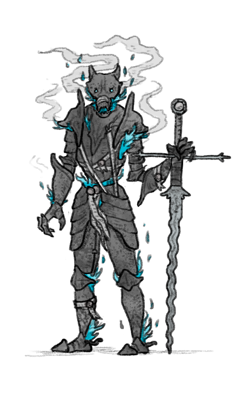 ghost knight for 2021' paper mini jam by bernmoro on DeviantArt