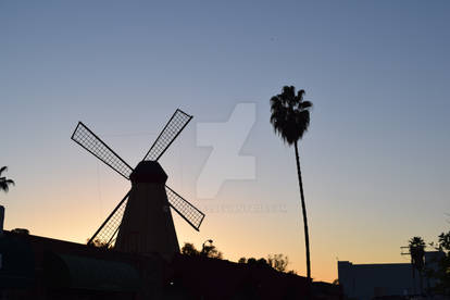 Windmill Sunset