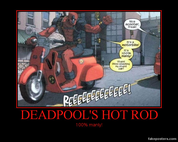 Deadpool's scooter