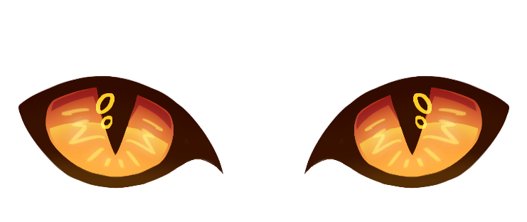 Cat Eyes sticker by Ghostly-Autaum on DeviantArt